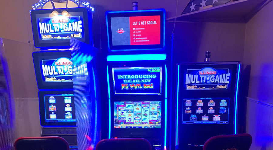Video slots and video poker machines at Carpentersville Moose Lodge